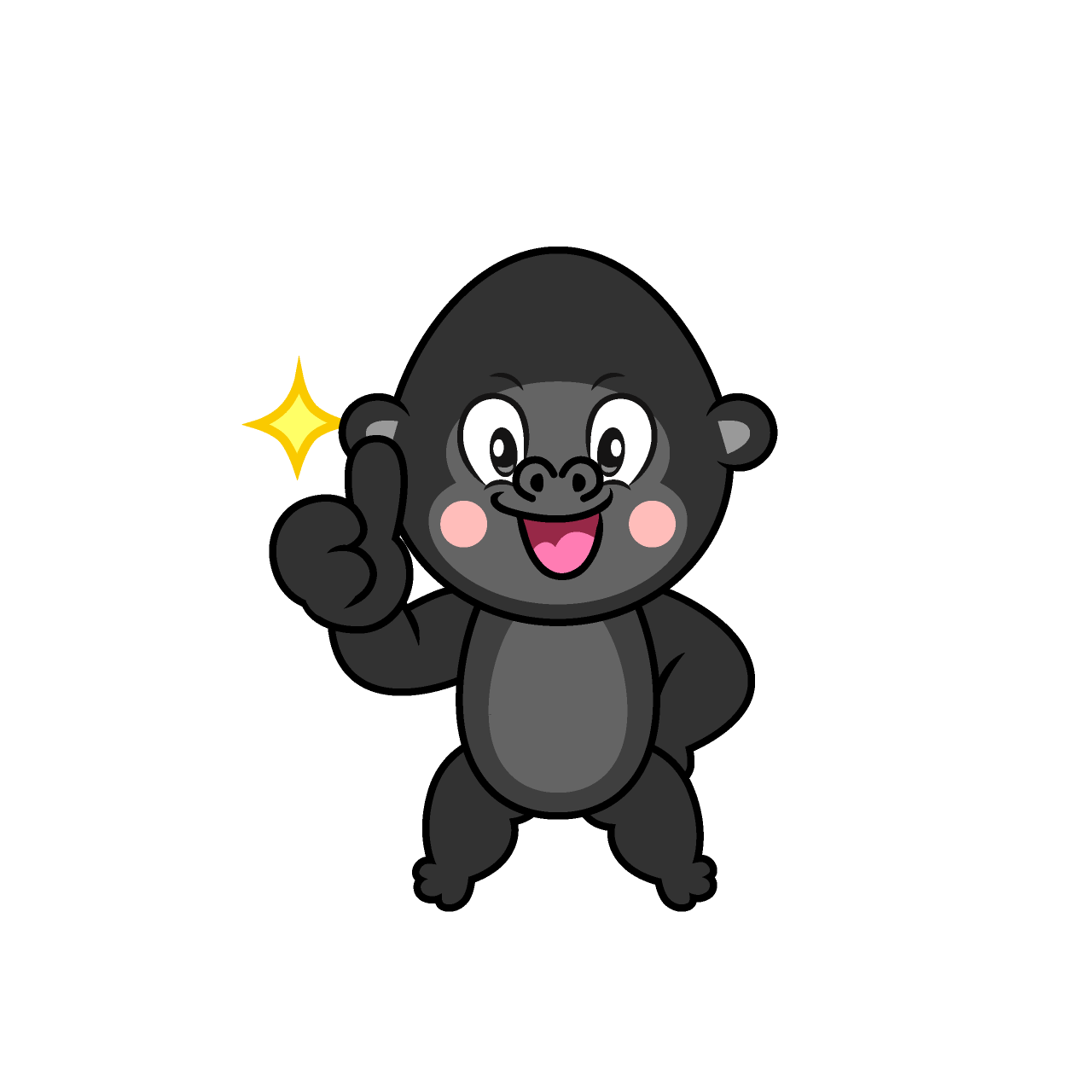 Thumbs up Gorilla