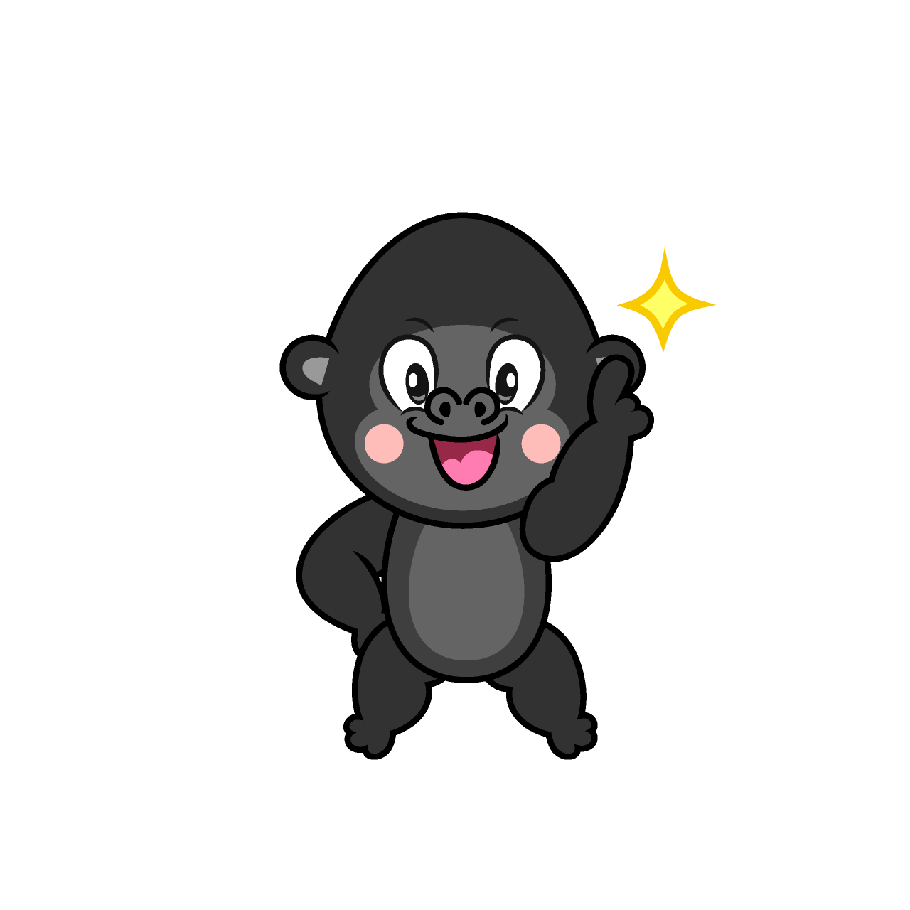 Posing Gorilla