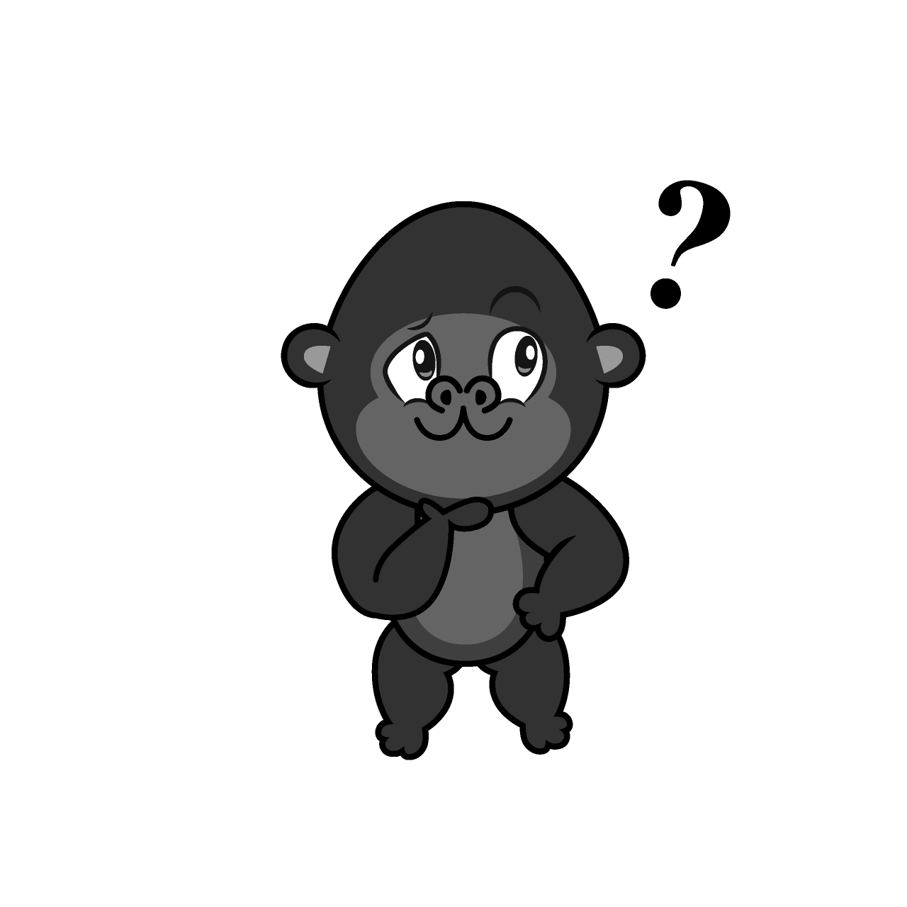 Thinking Gorilla