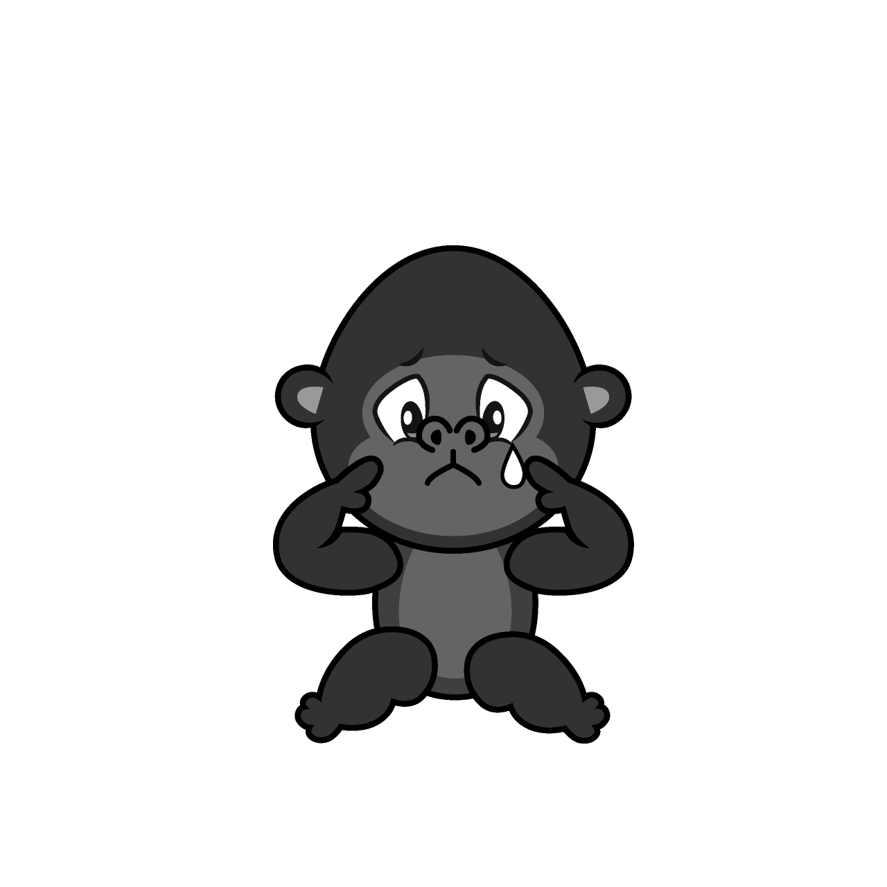 Sad Gorilla