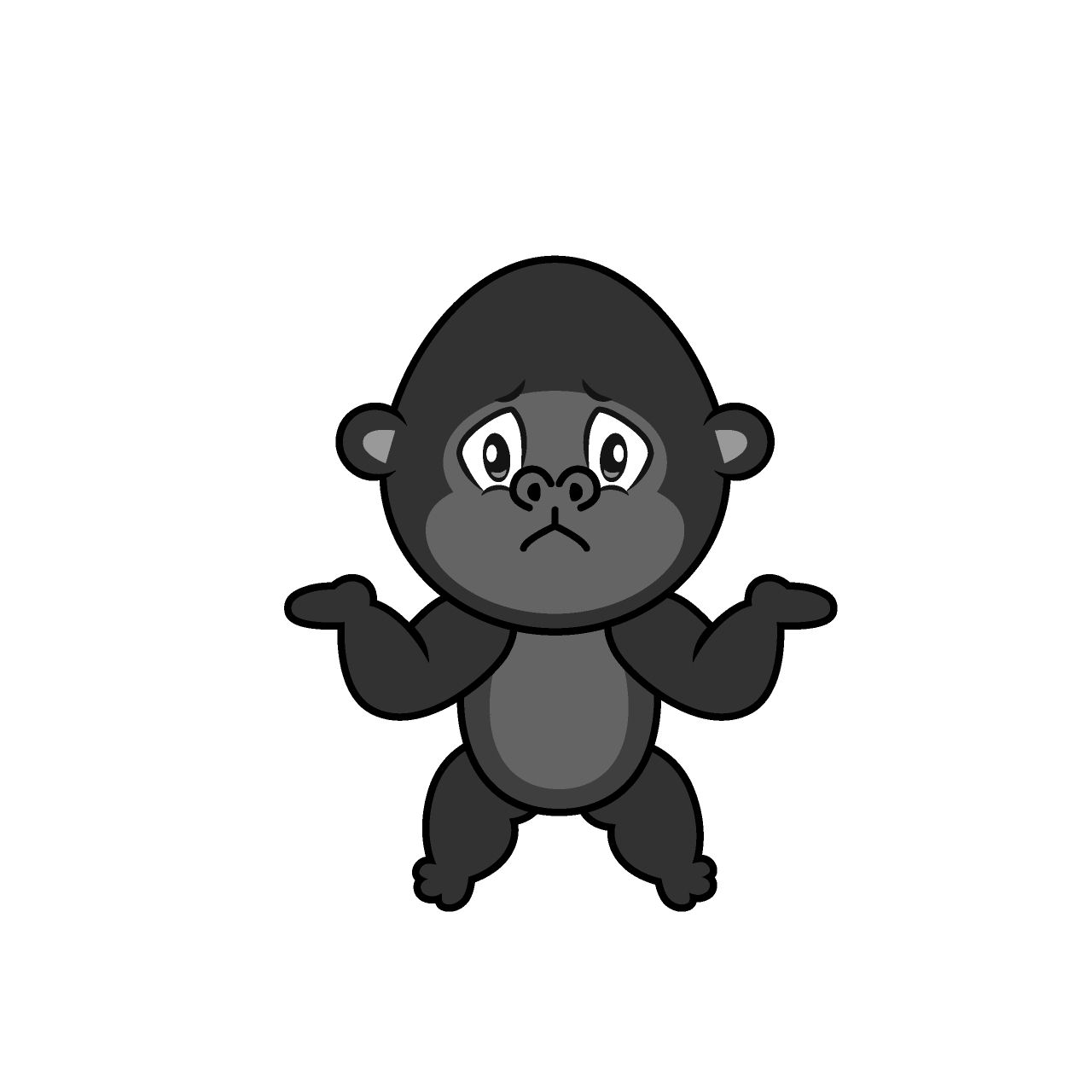Troubled Gorilla