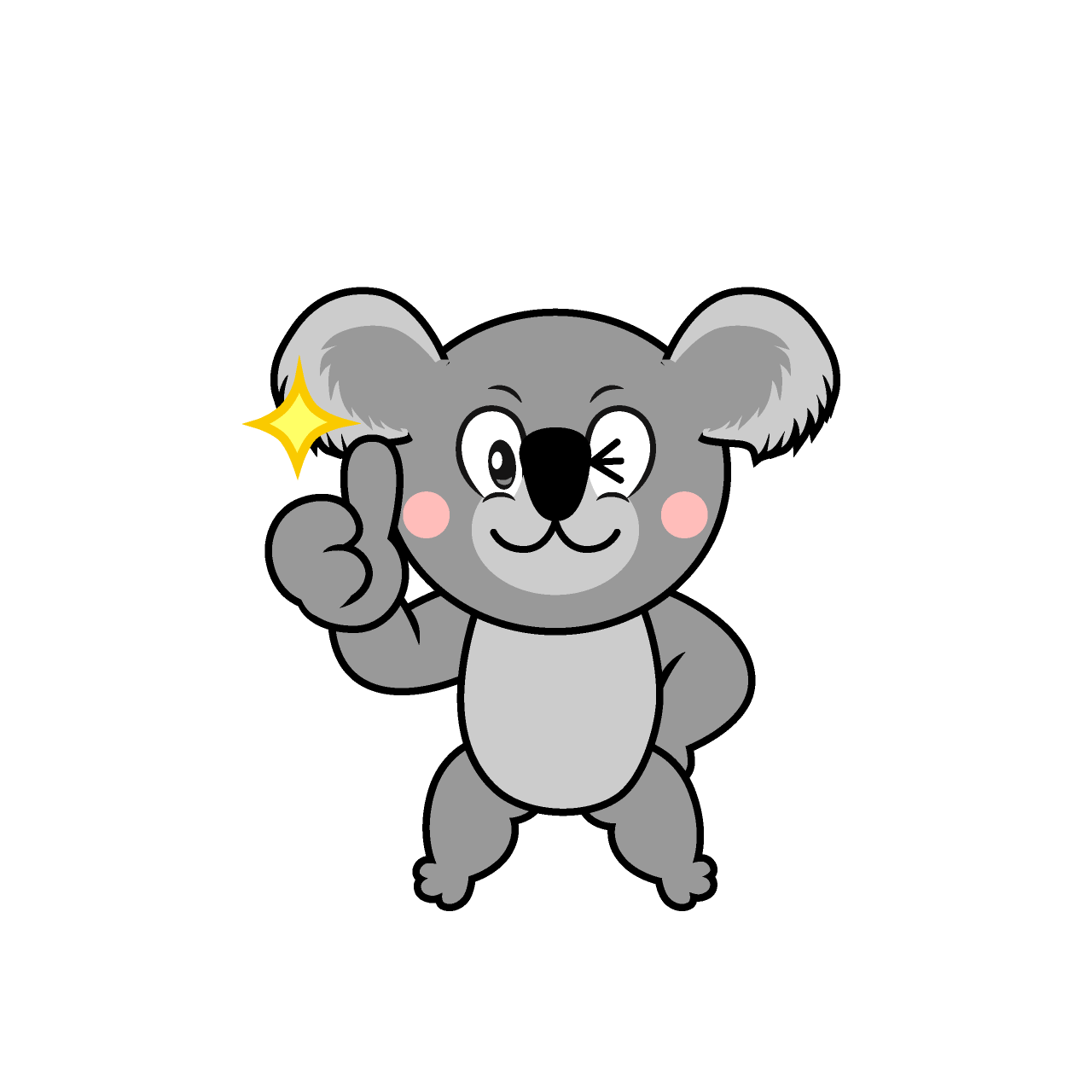 Koala Pulgar Arriba