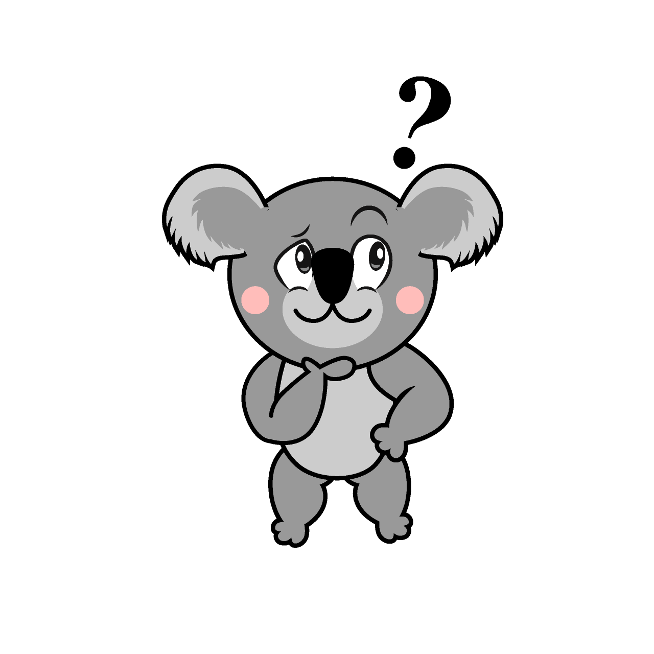 Koala Pensativo