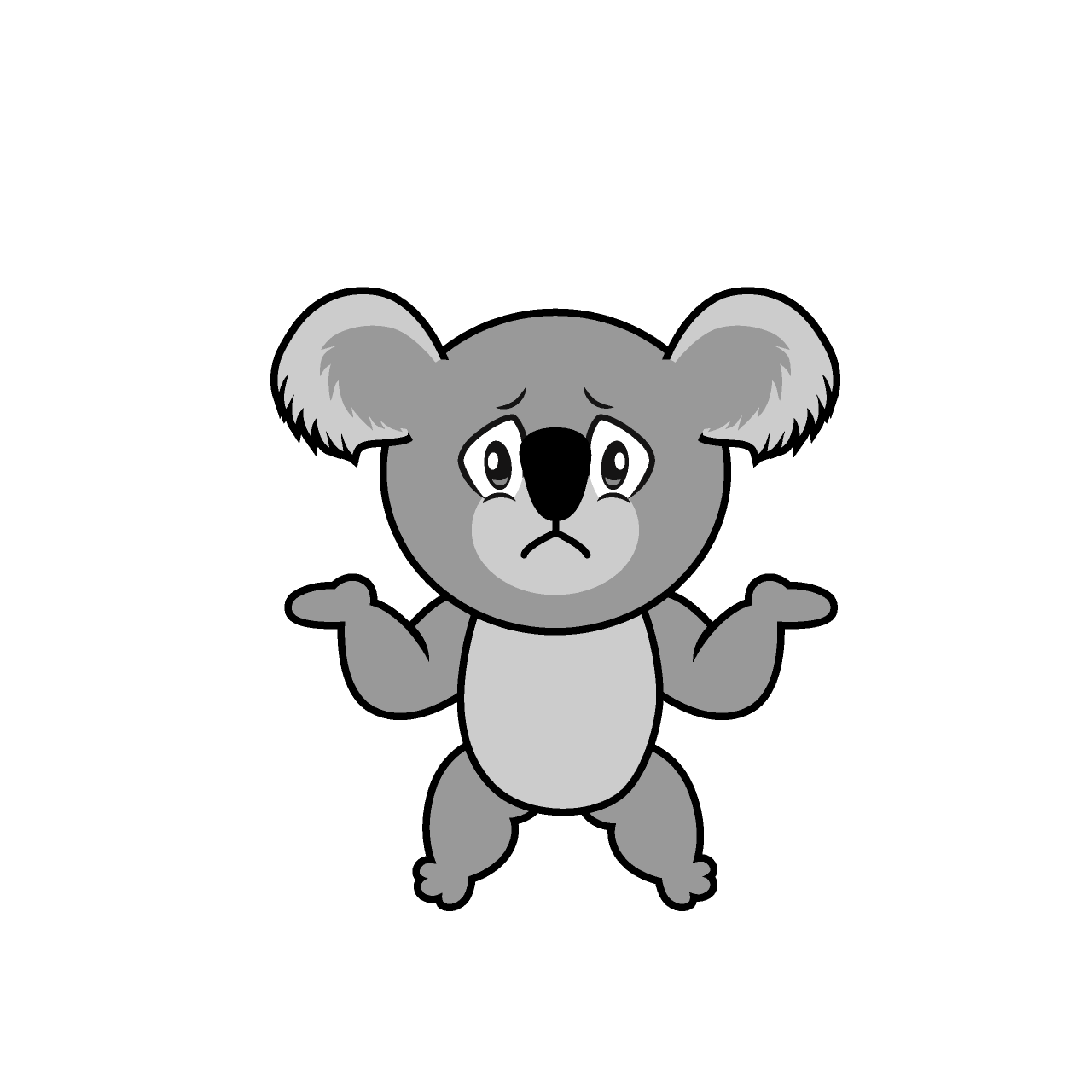 Koala Preocupado