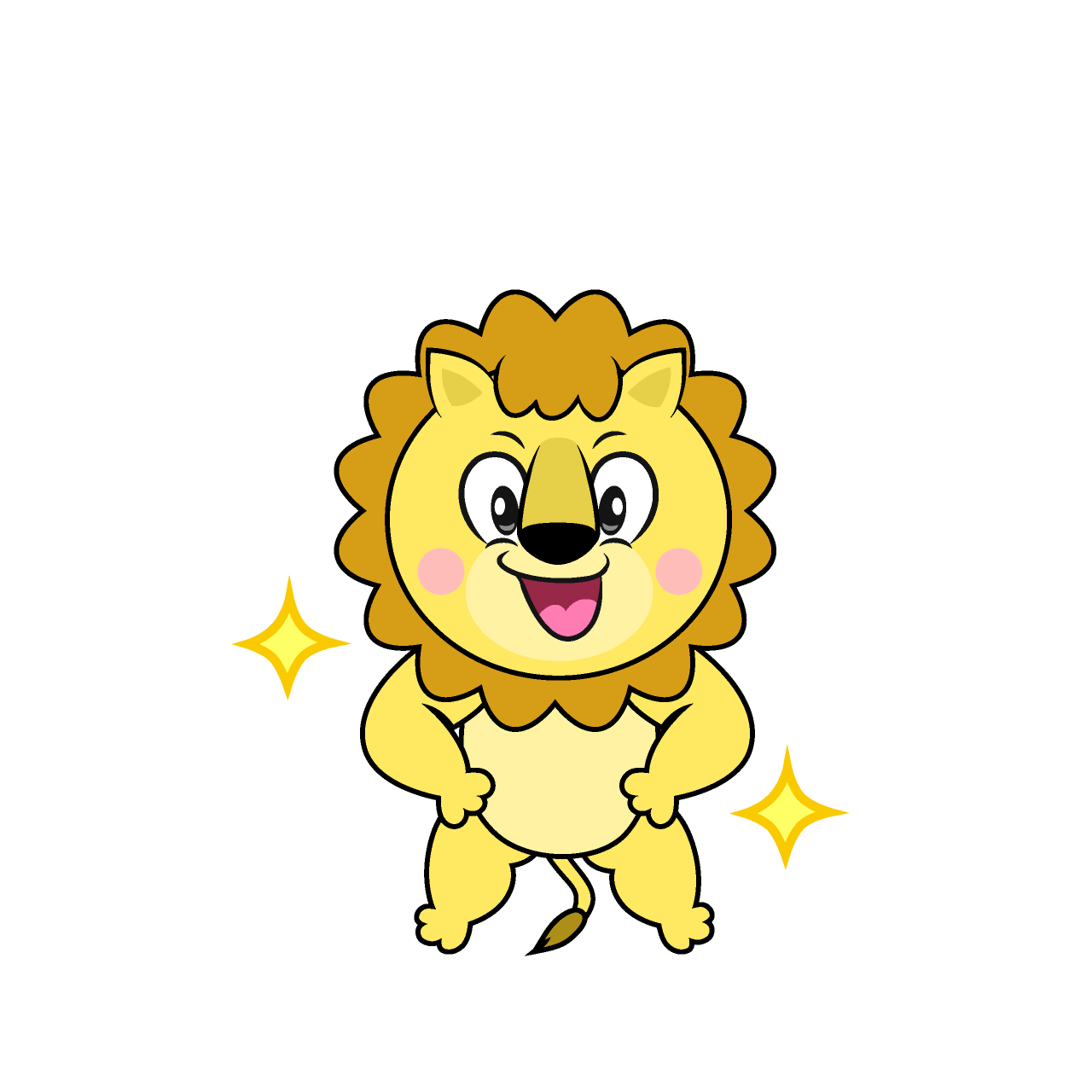 Glitter Lion