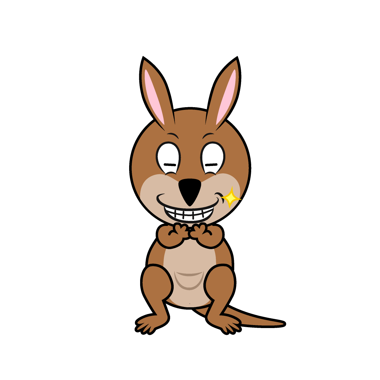 Canguro Sonriendo