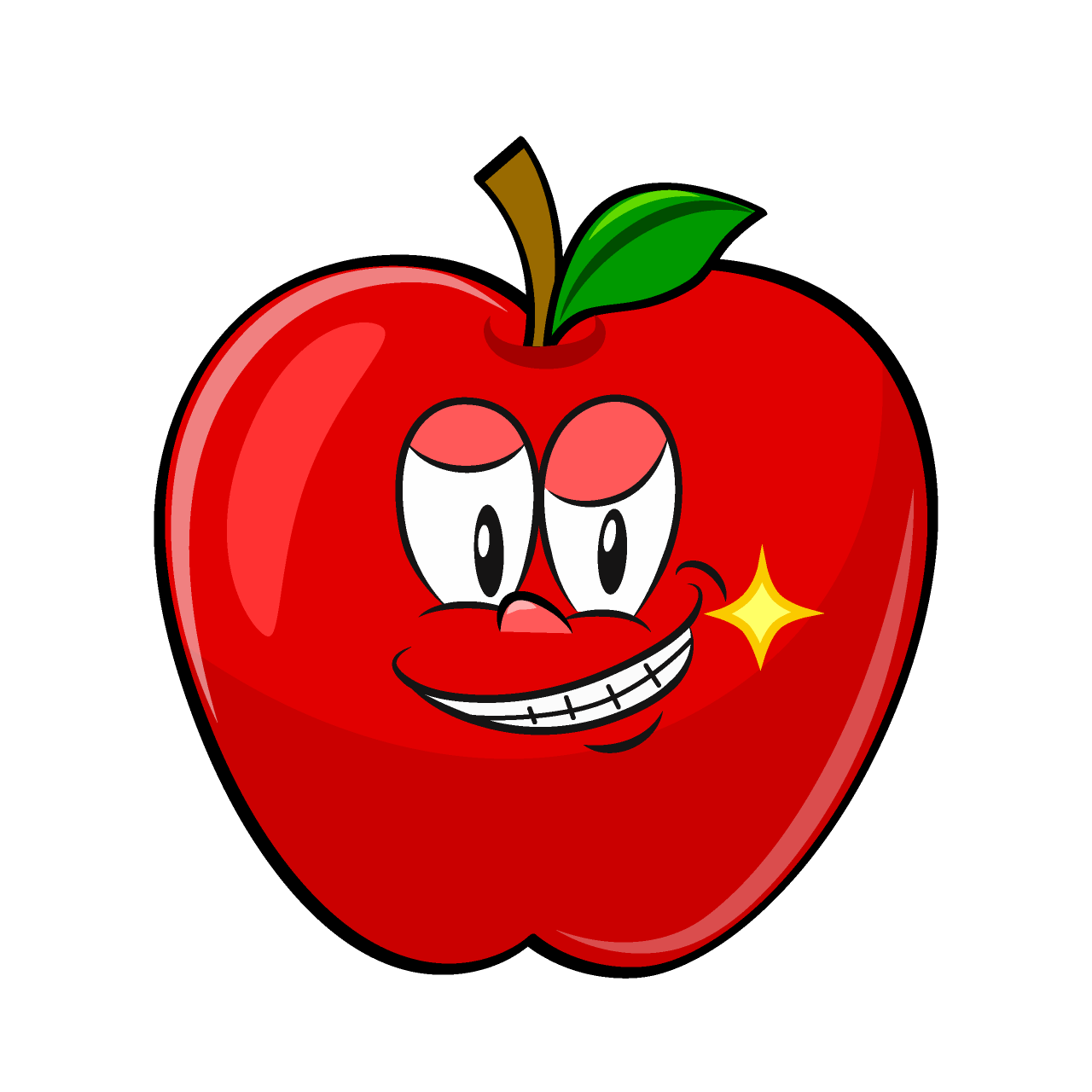Grinning Apple