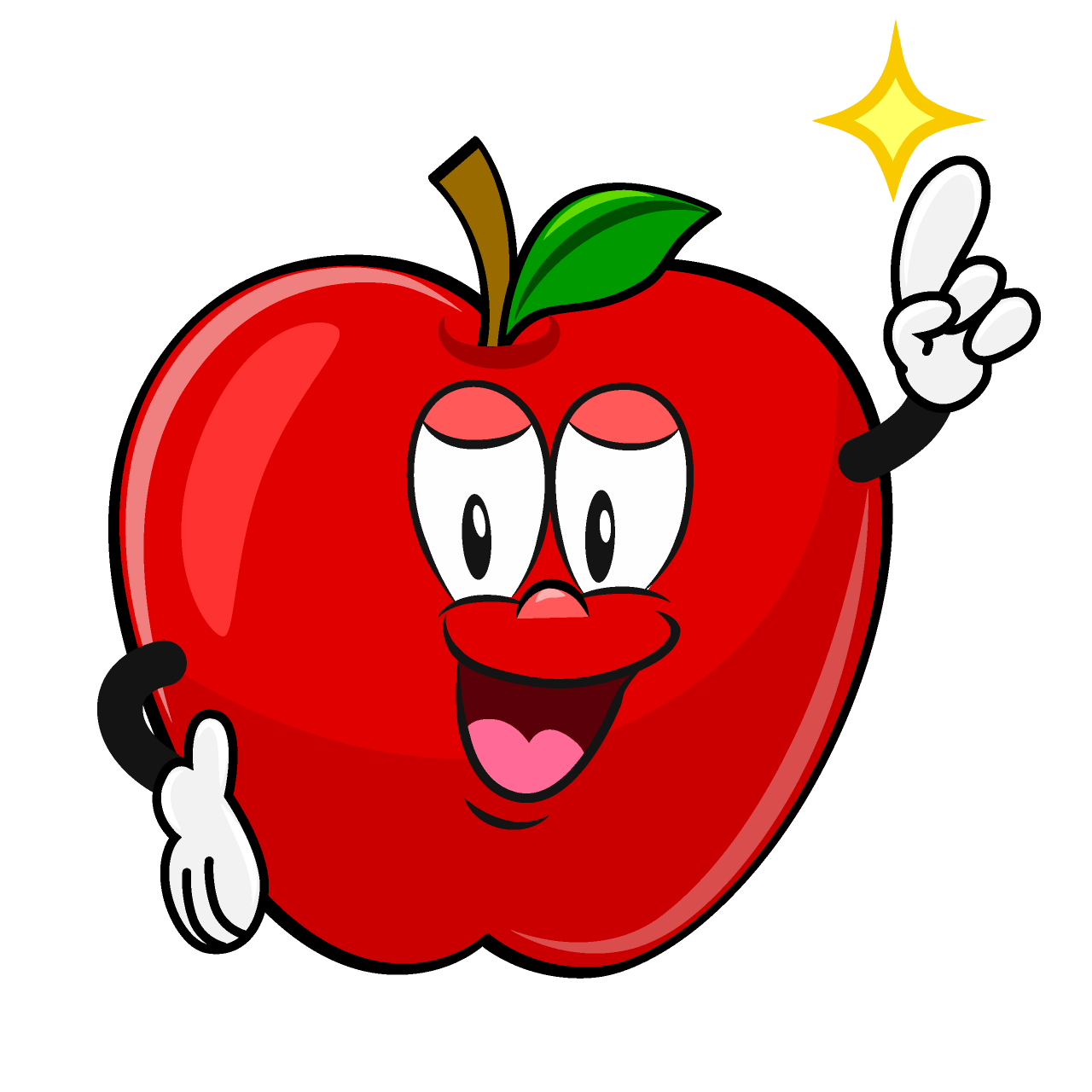 Posing Apple
