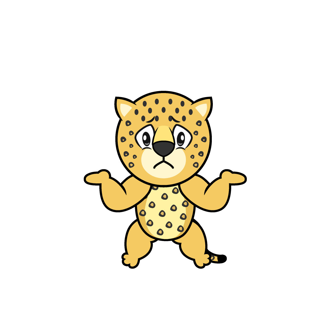 Leopardo Preocupado