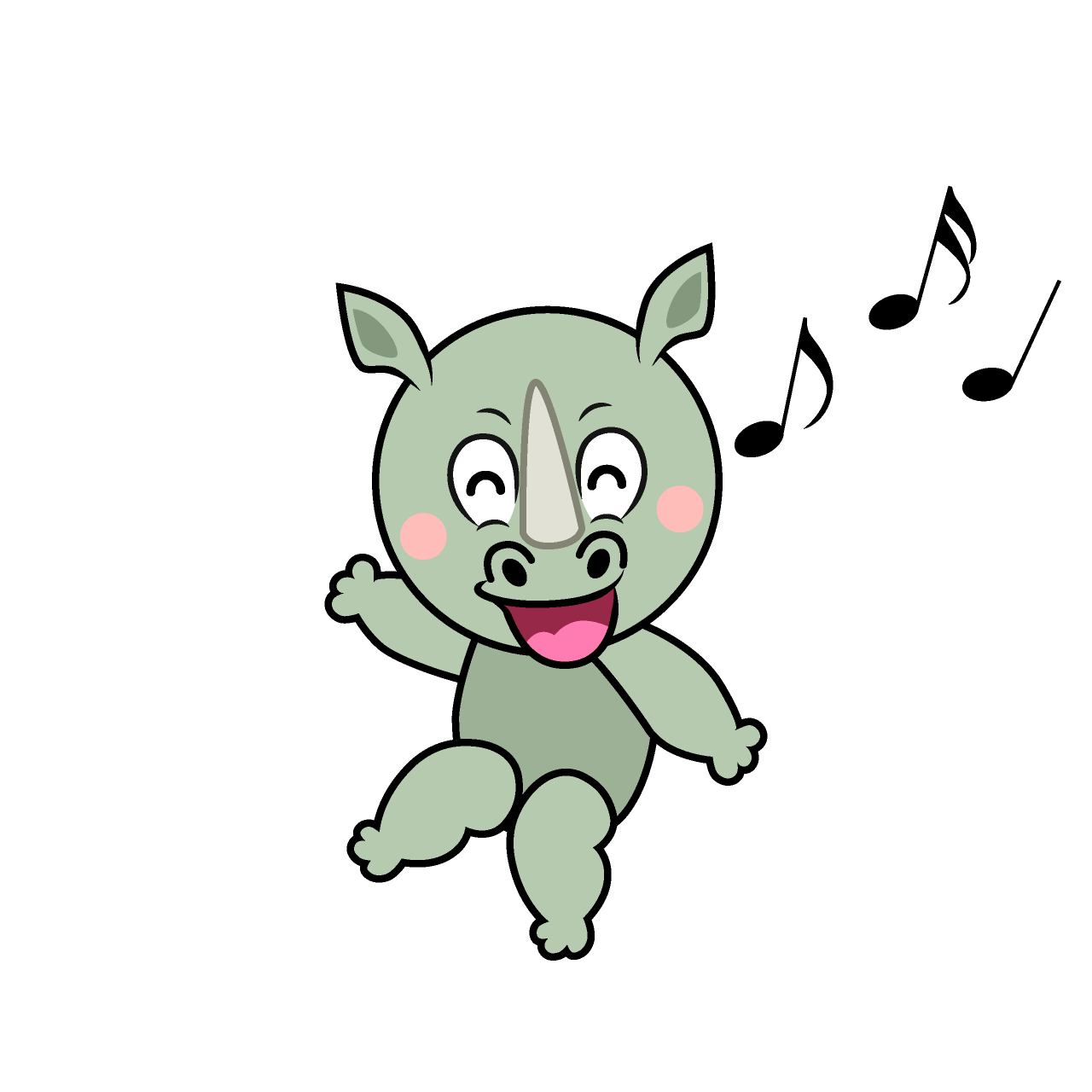 Smiling Rhino