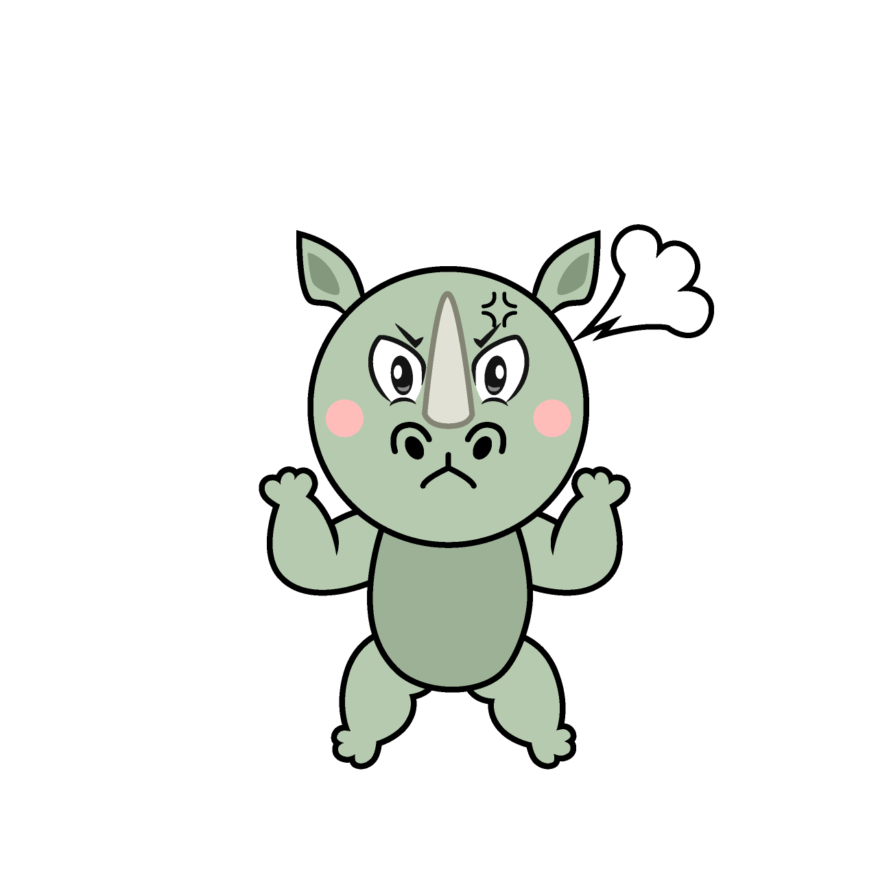 Angry Rhino