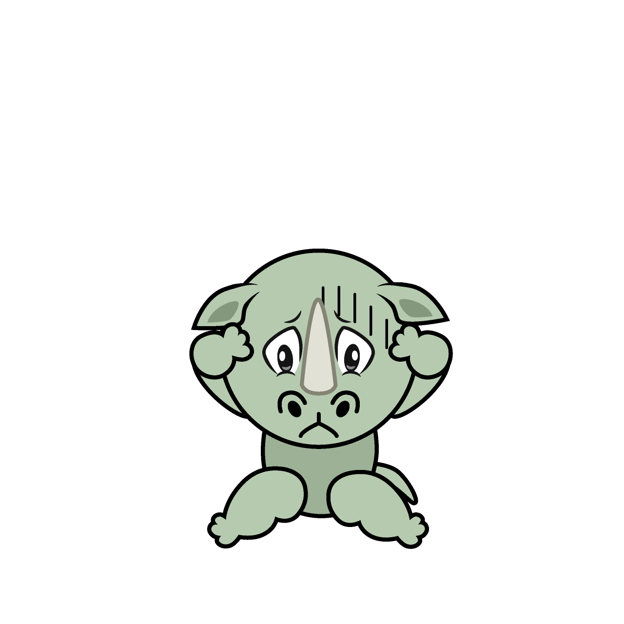 Depressed Rhino