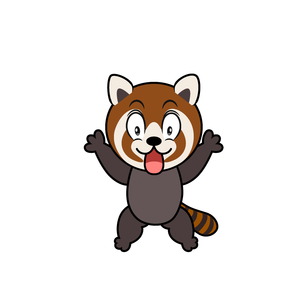Panda Rojo Sorprendente