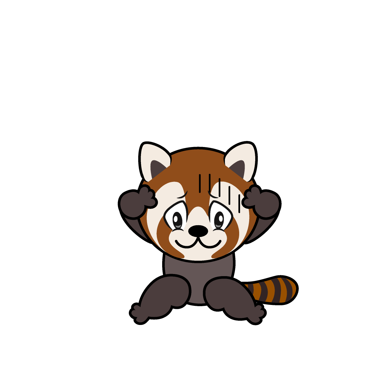 Panda Rojo Deprimido