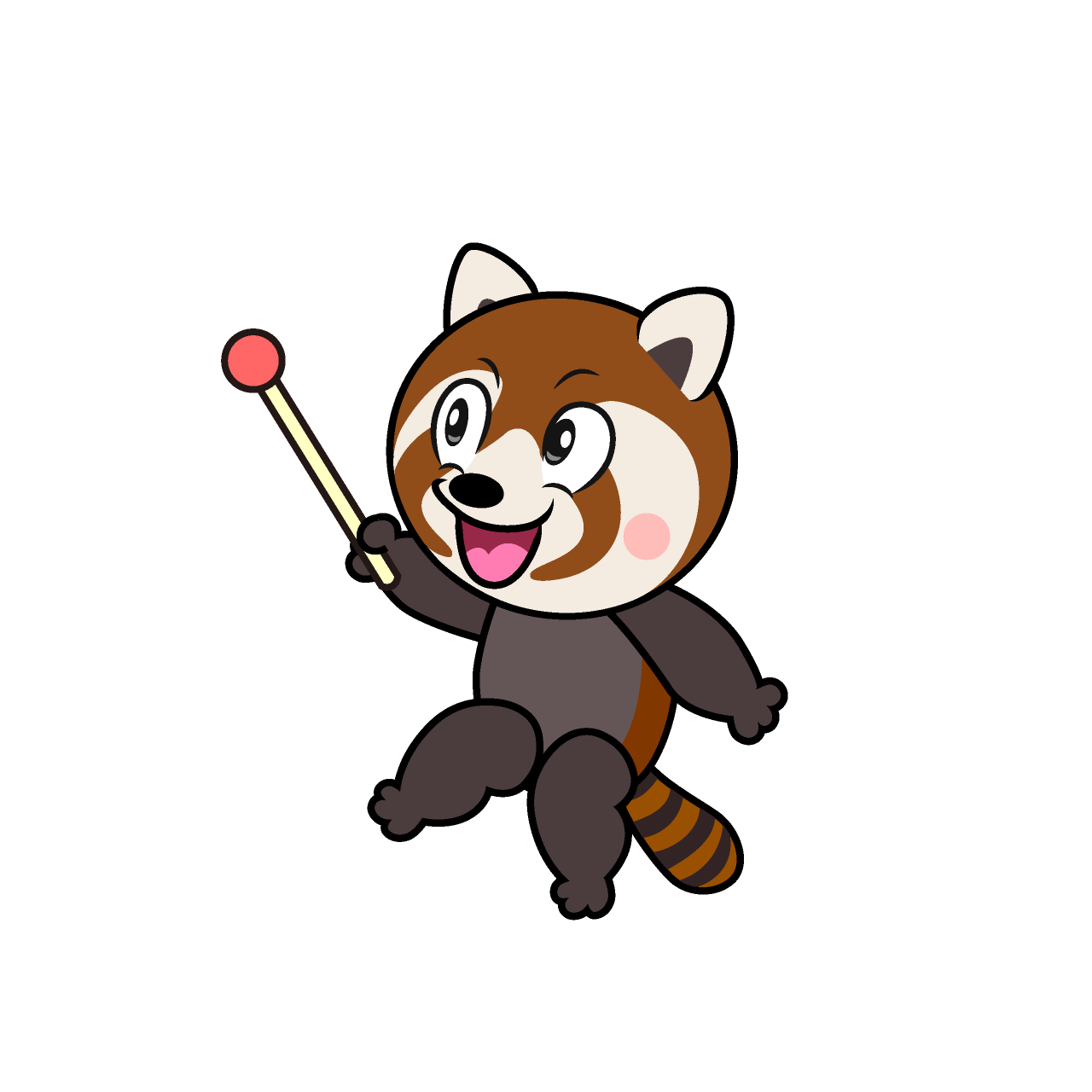 Panda Rojo Hablando