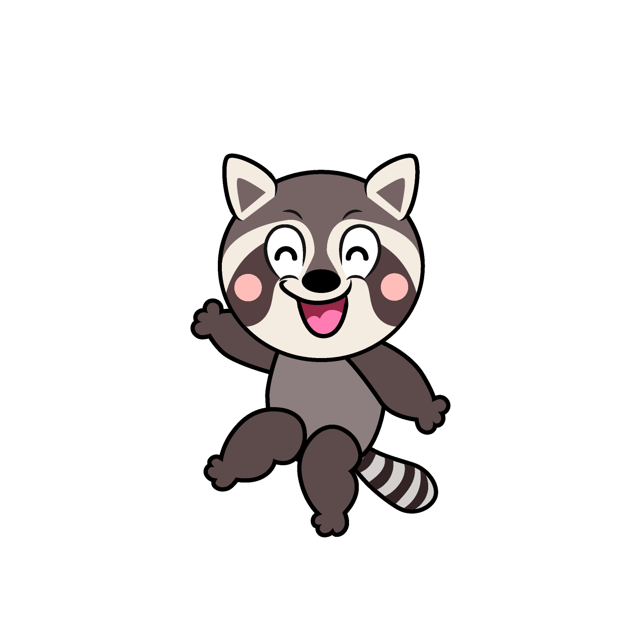 Smiling Raccoon