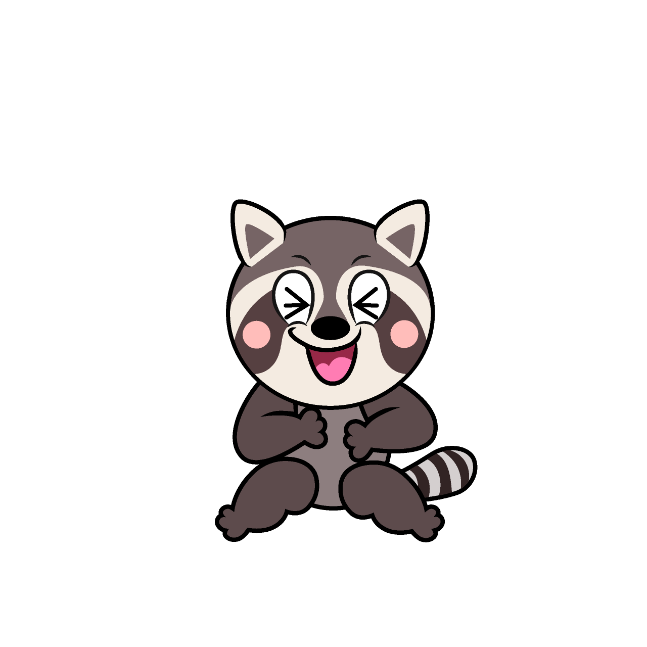 Laughing Raccoon