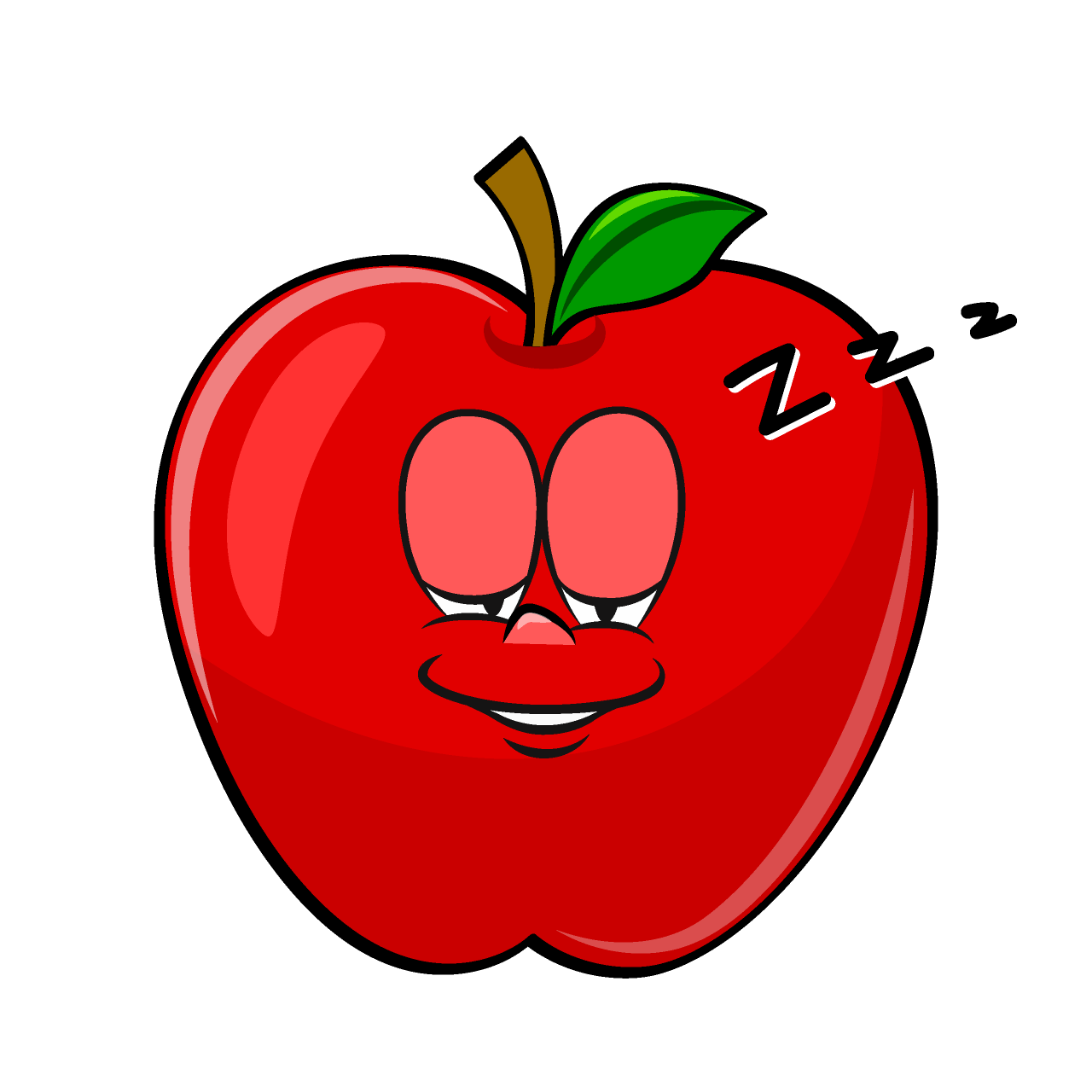 Sleeping Apple