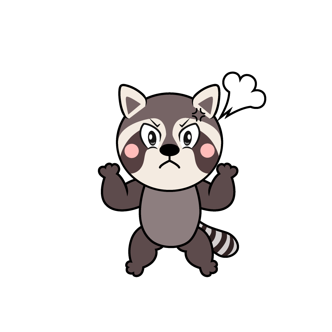 Angry Raccoon