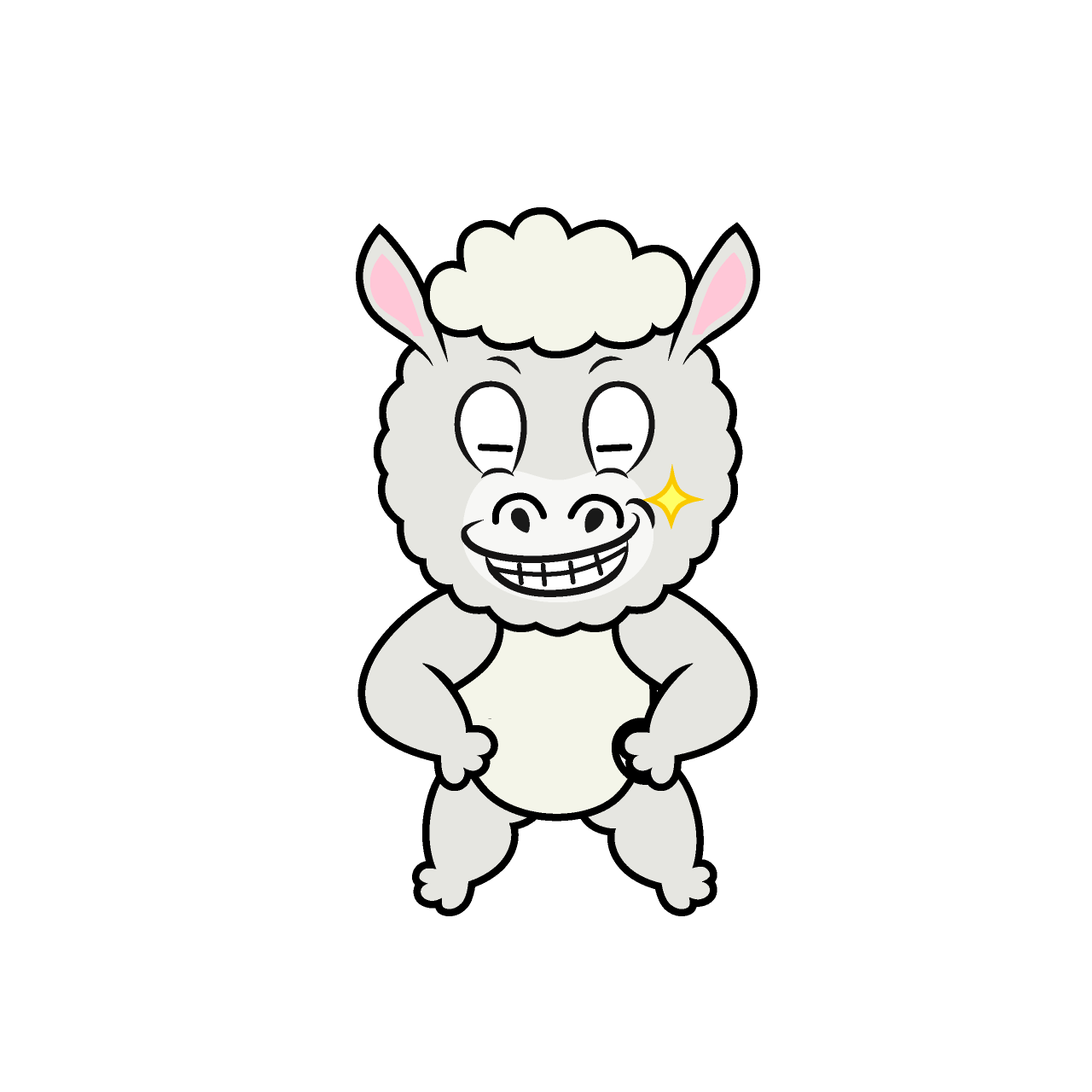 Grinning Alpaca
