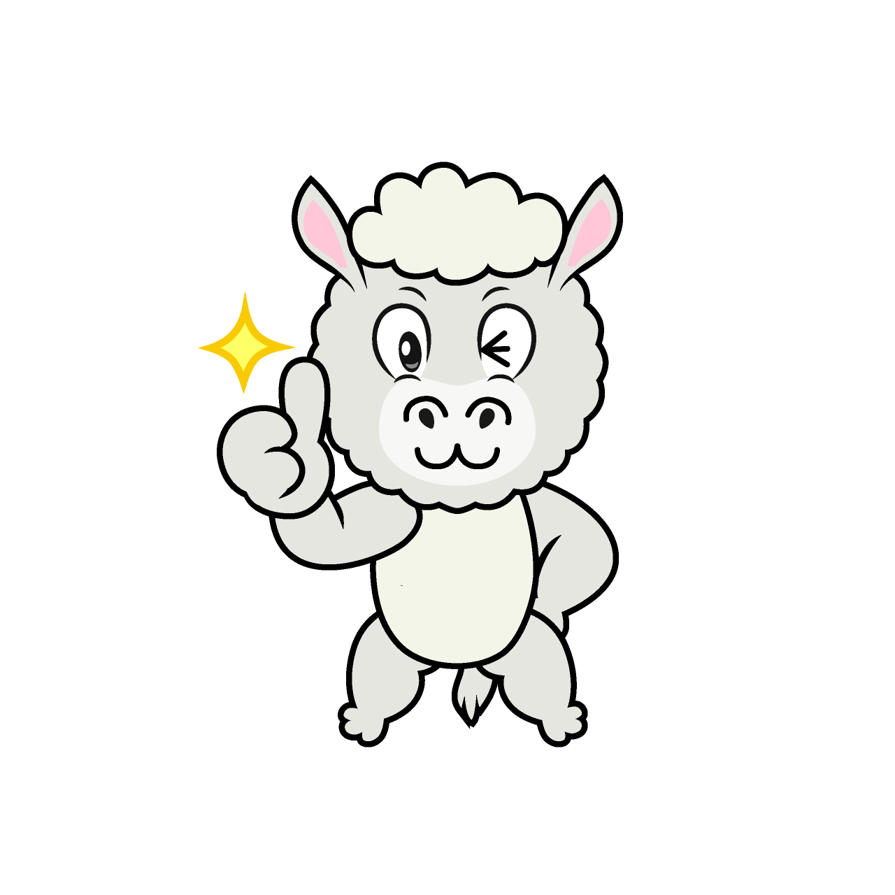 Thumbs up Alpaca