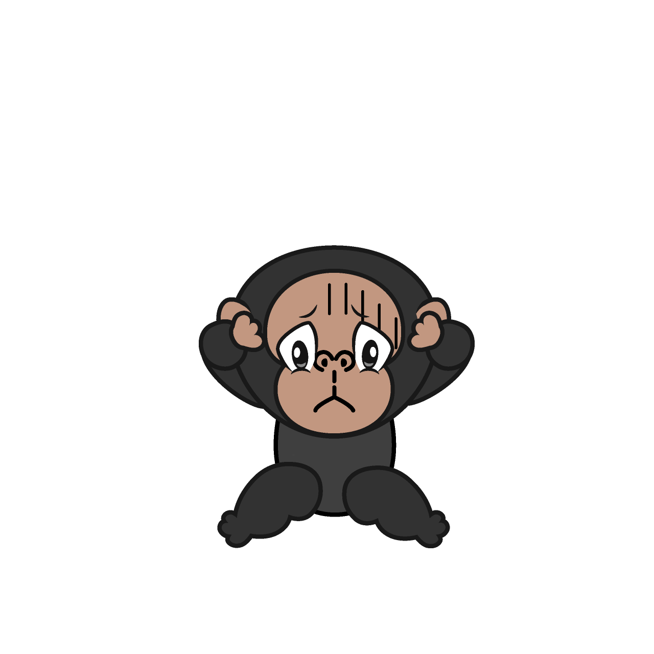 Chimpancé Deprimido