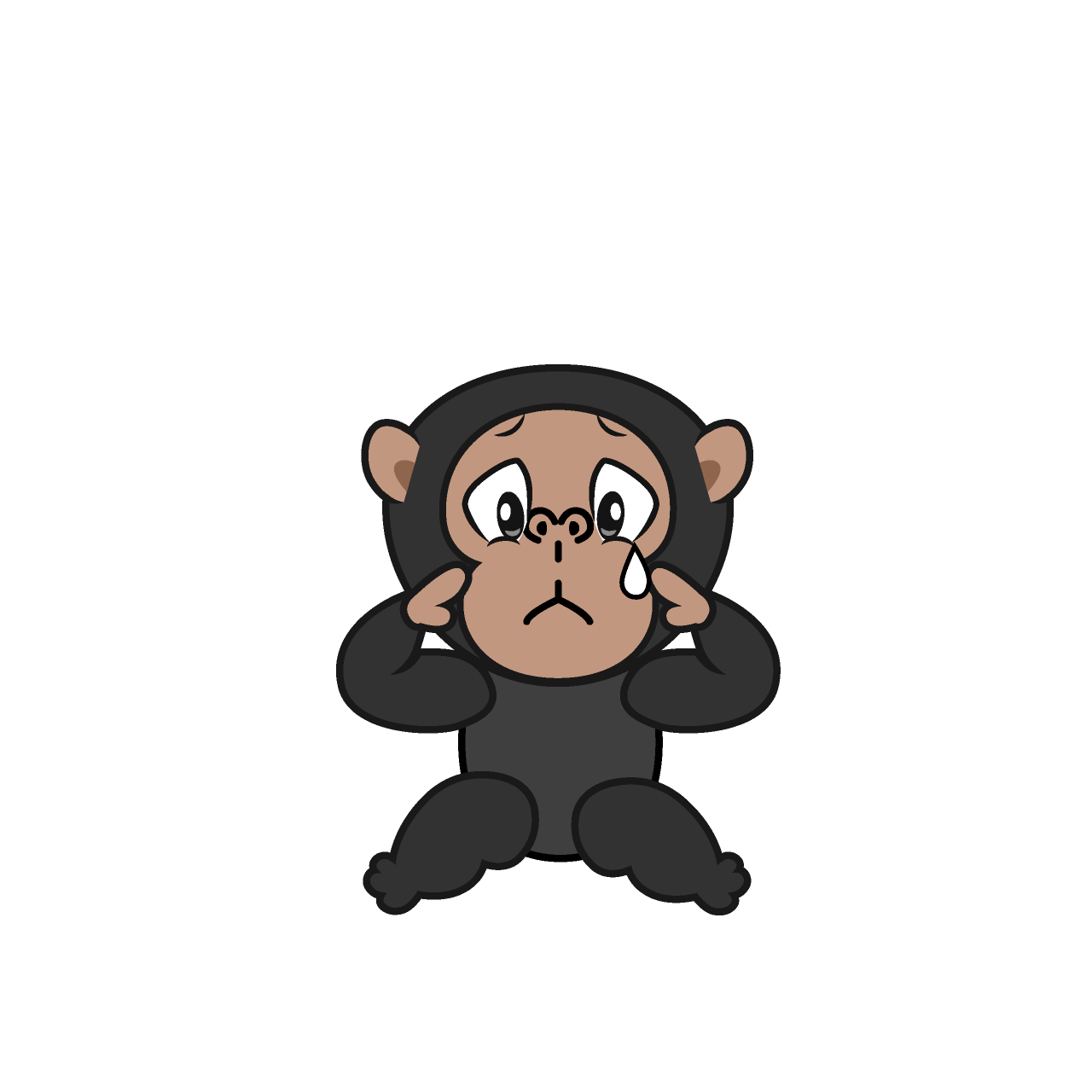 Chimpancé Triste