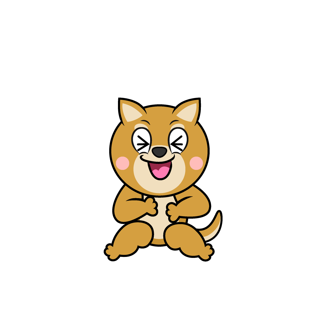 Laughing Shiba Inu