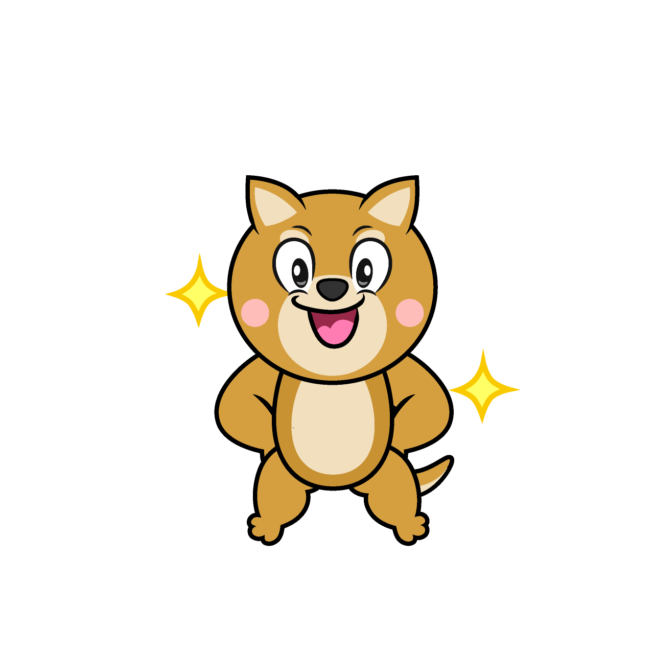 Glitter Shiba Inu