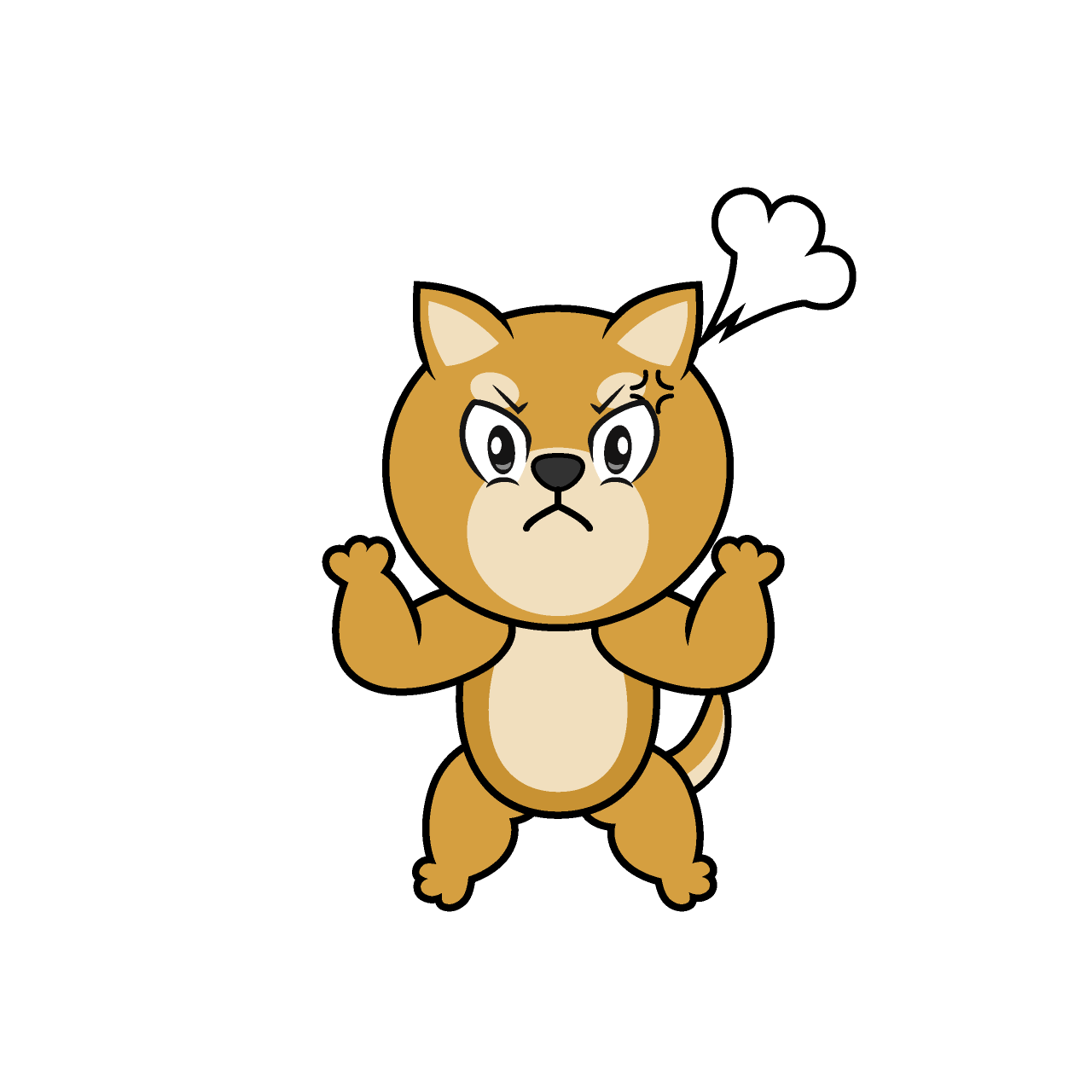 Angry Shiba Inu