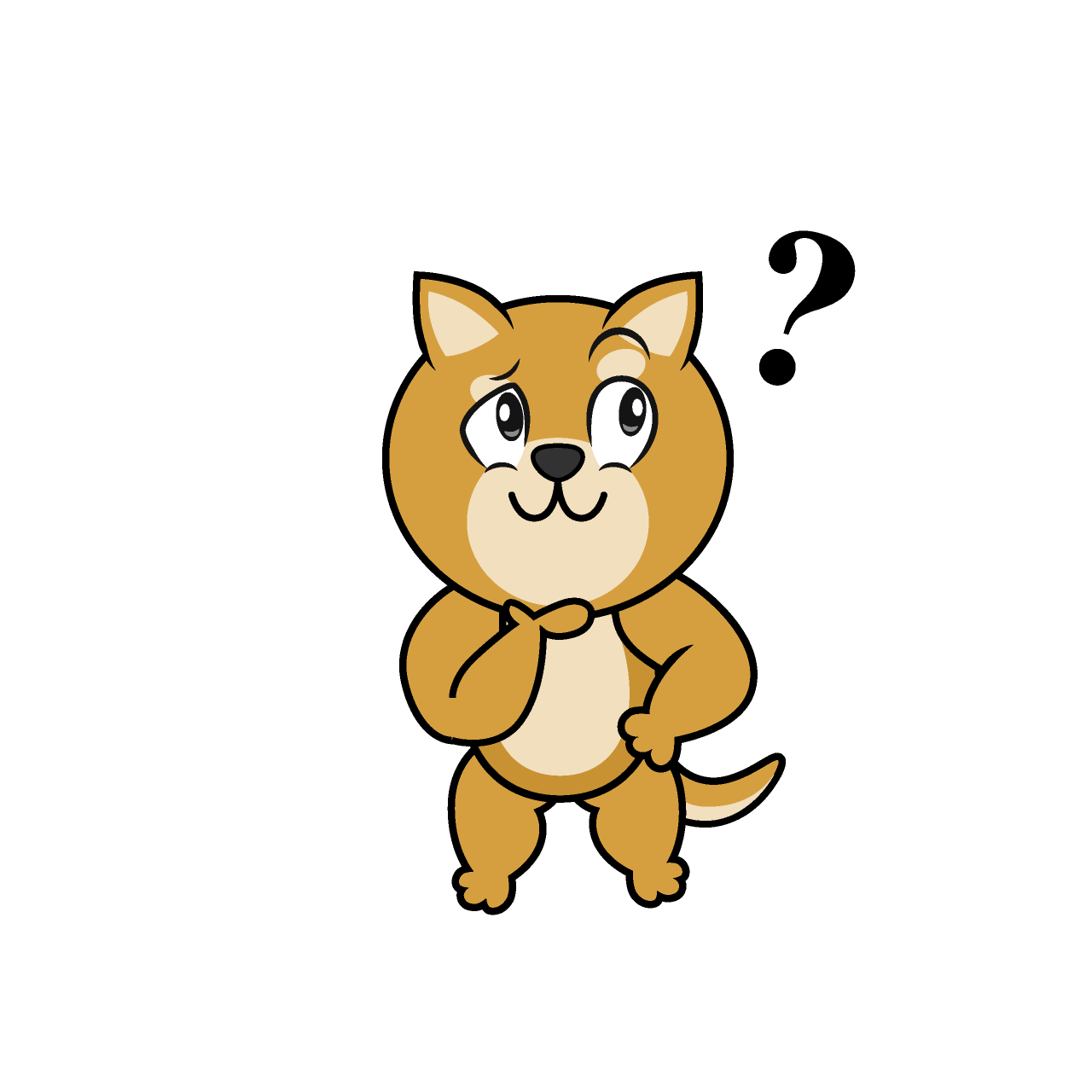 Thinking Shiba Inu
