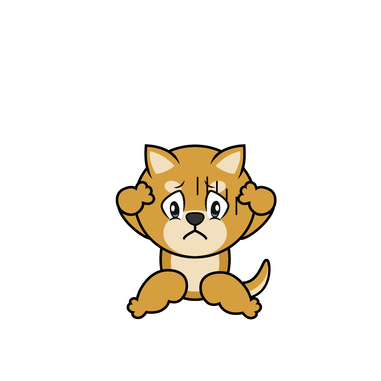 Depressed Shiba Inu