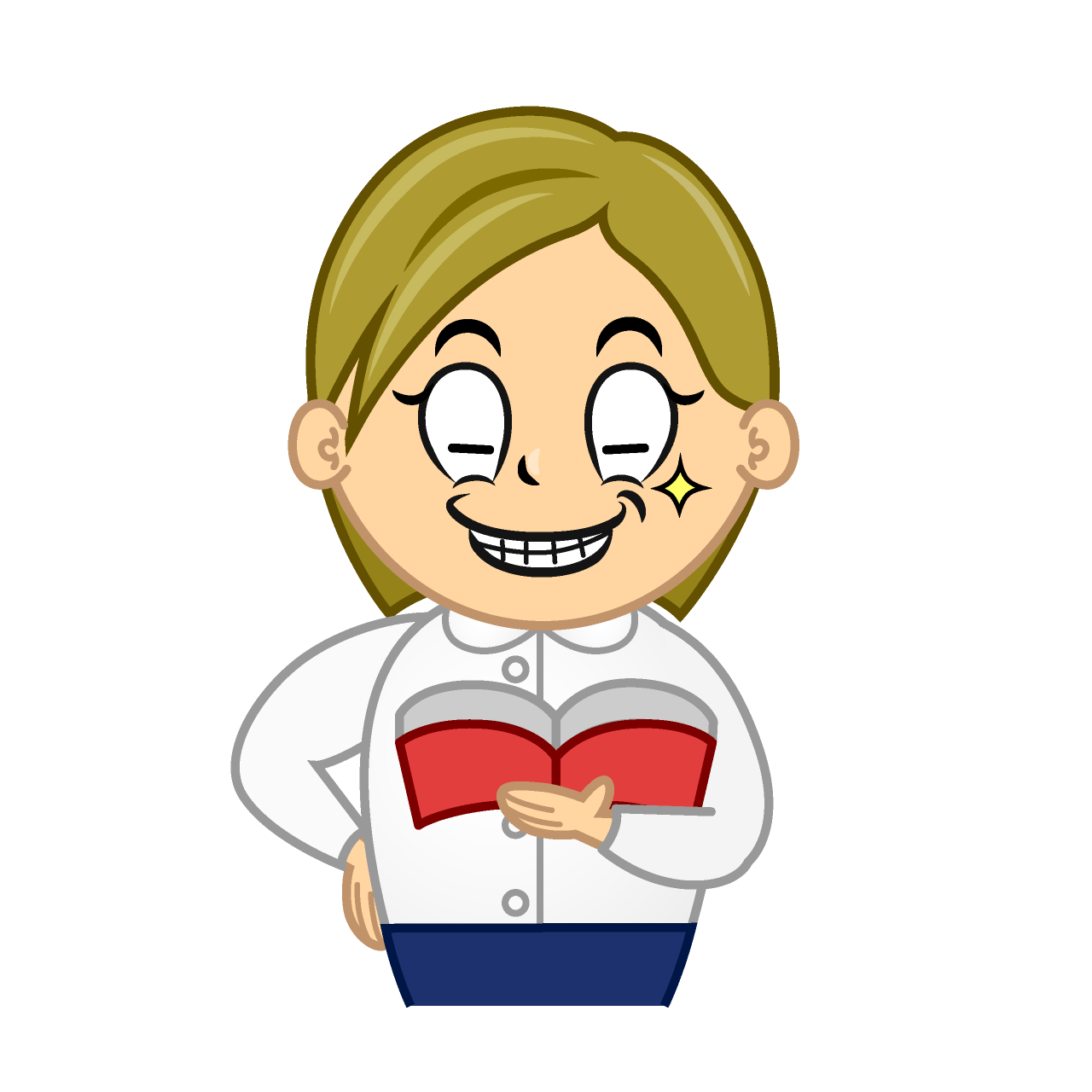 Grinning Female Teacher
