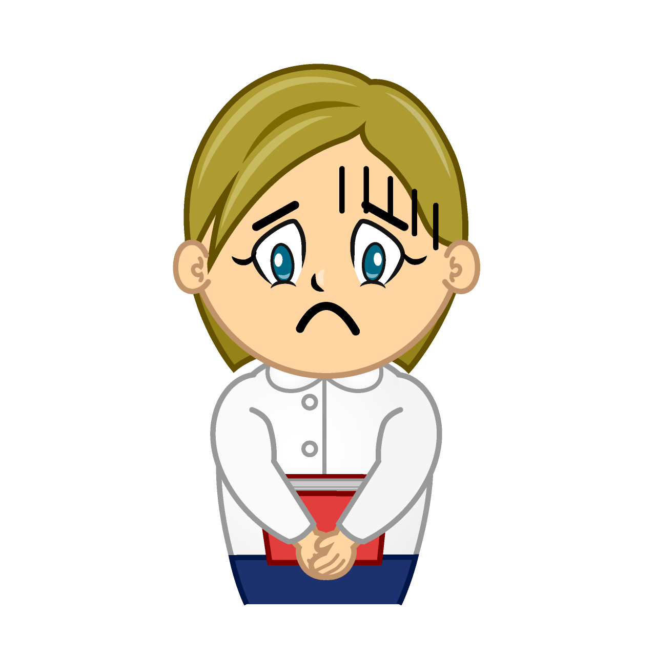 Depressed Female Teacher