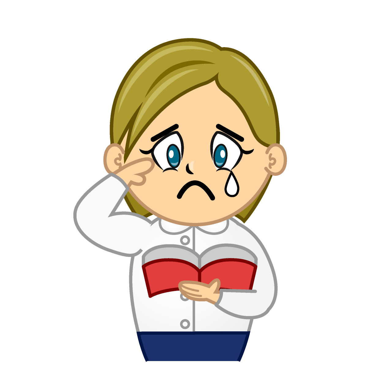 Sad Female Teacher