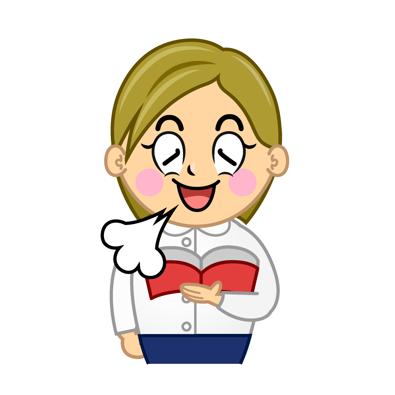 Relaxing Female Teacher