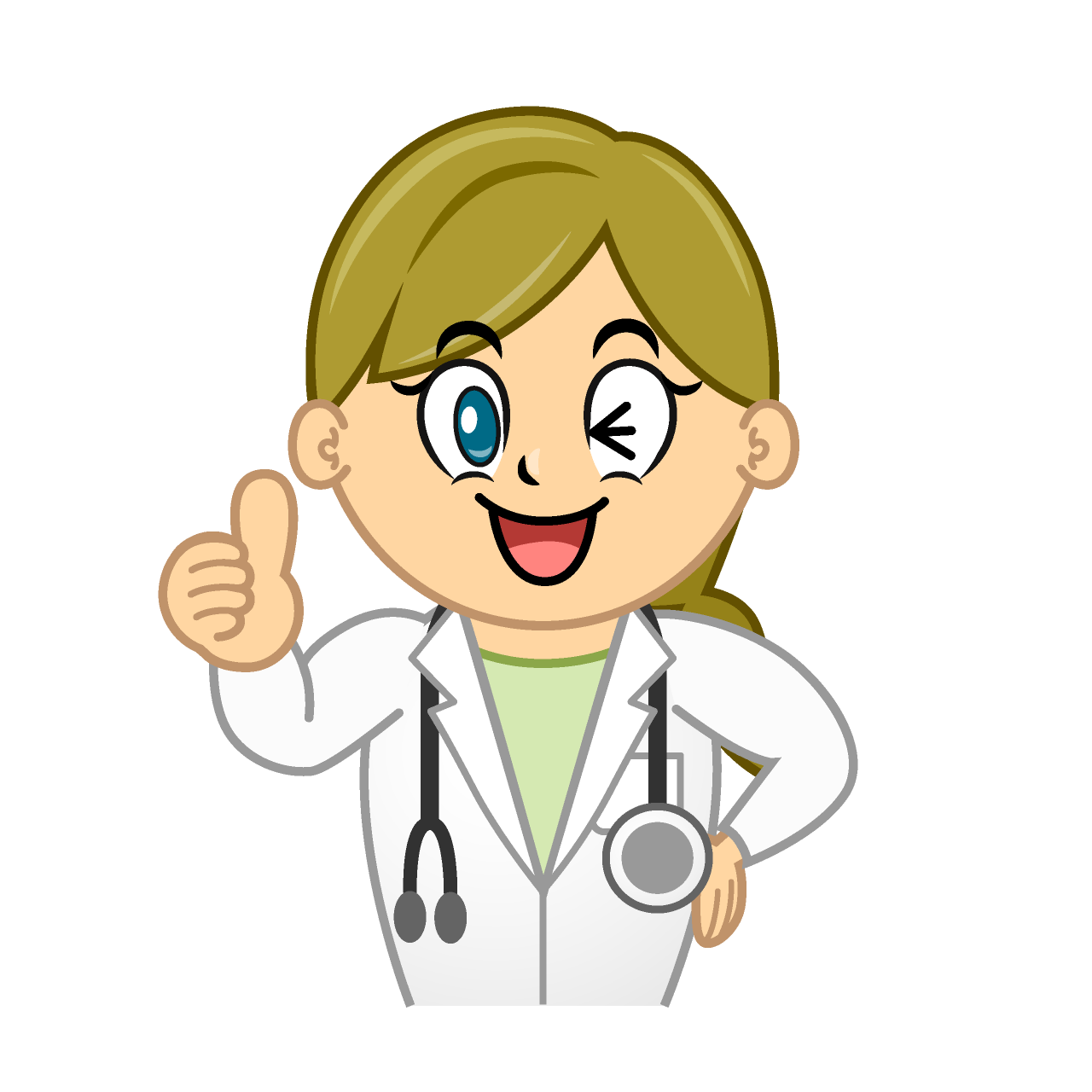 Thumbs up Female Doctor
