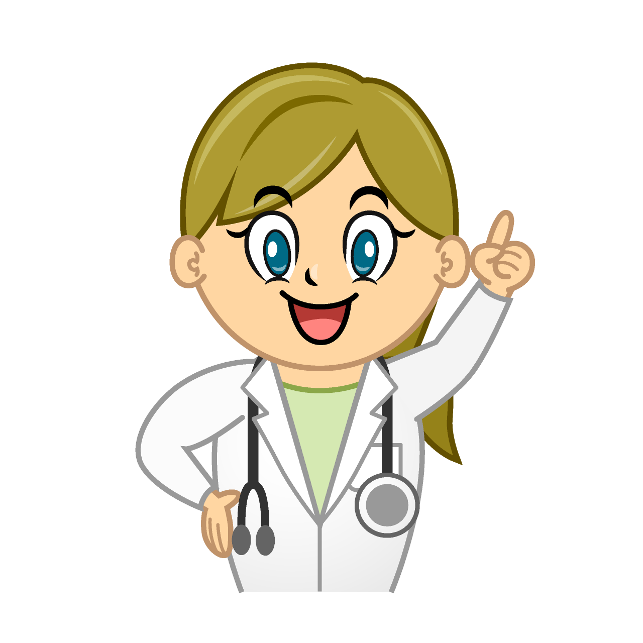 Posing Female Doctor
