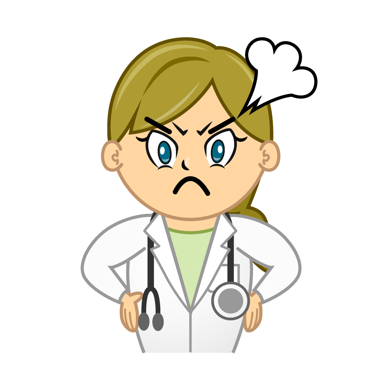 Angry Female Doctor