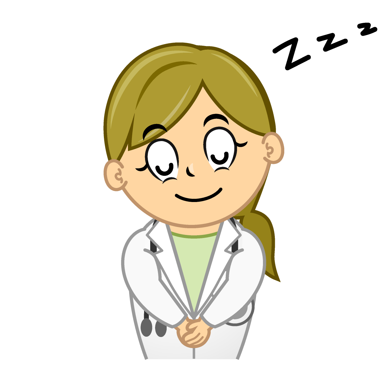 Sleeping Female Doctor