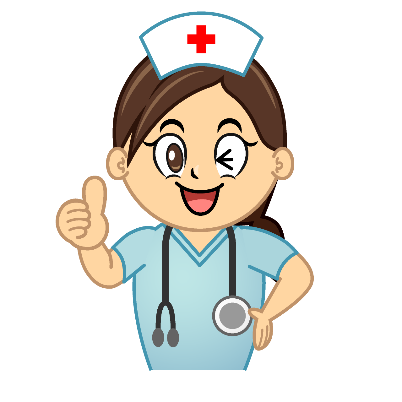 Thumbs up Nurse