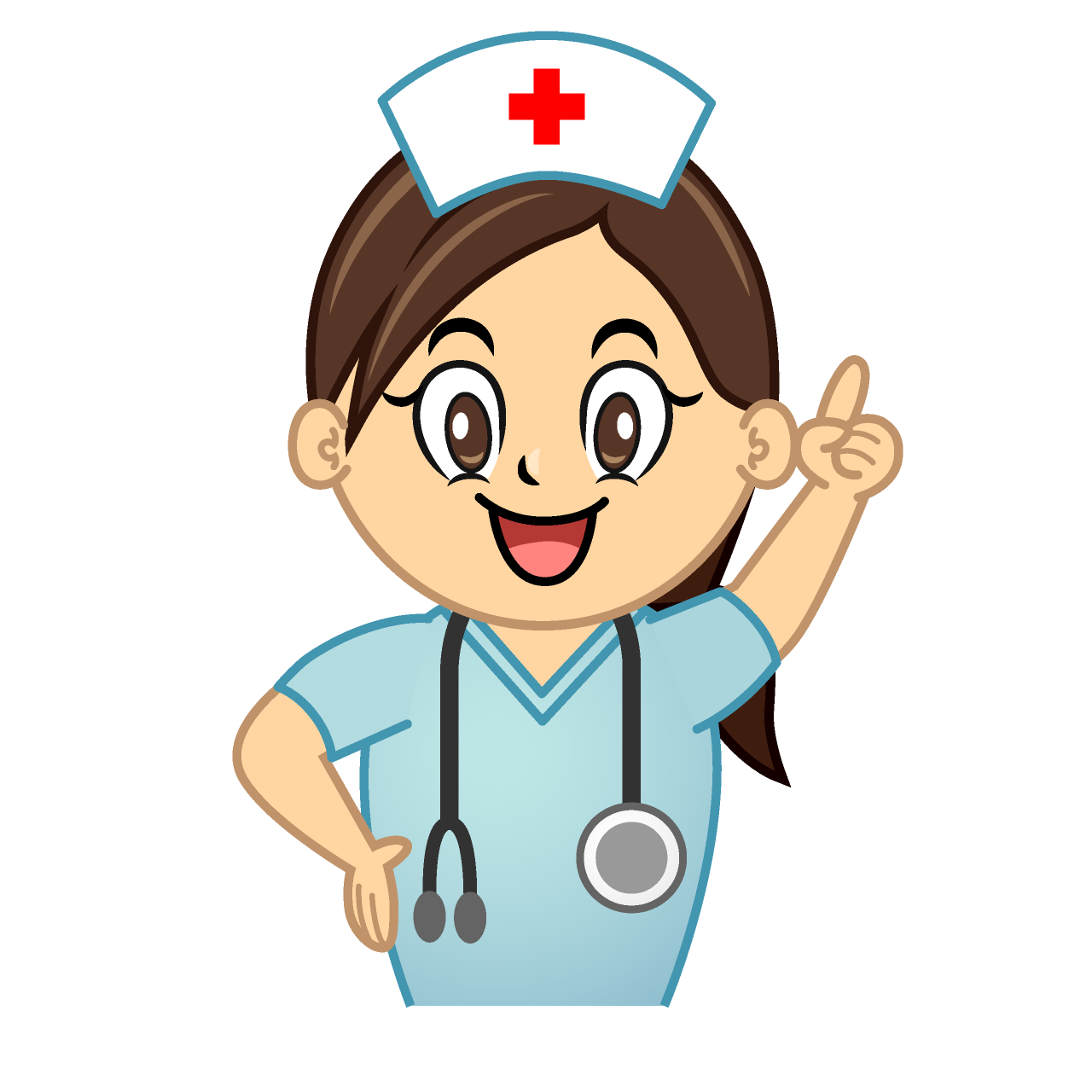 Posing Nurse