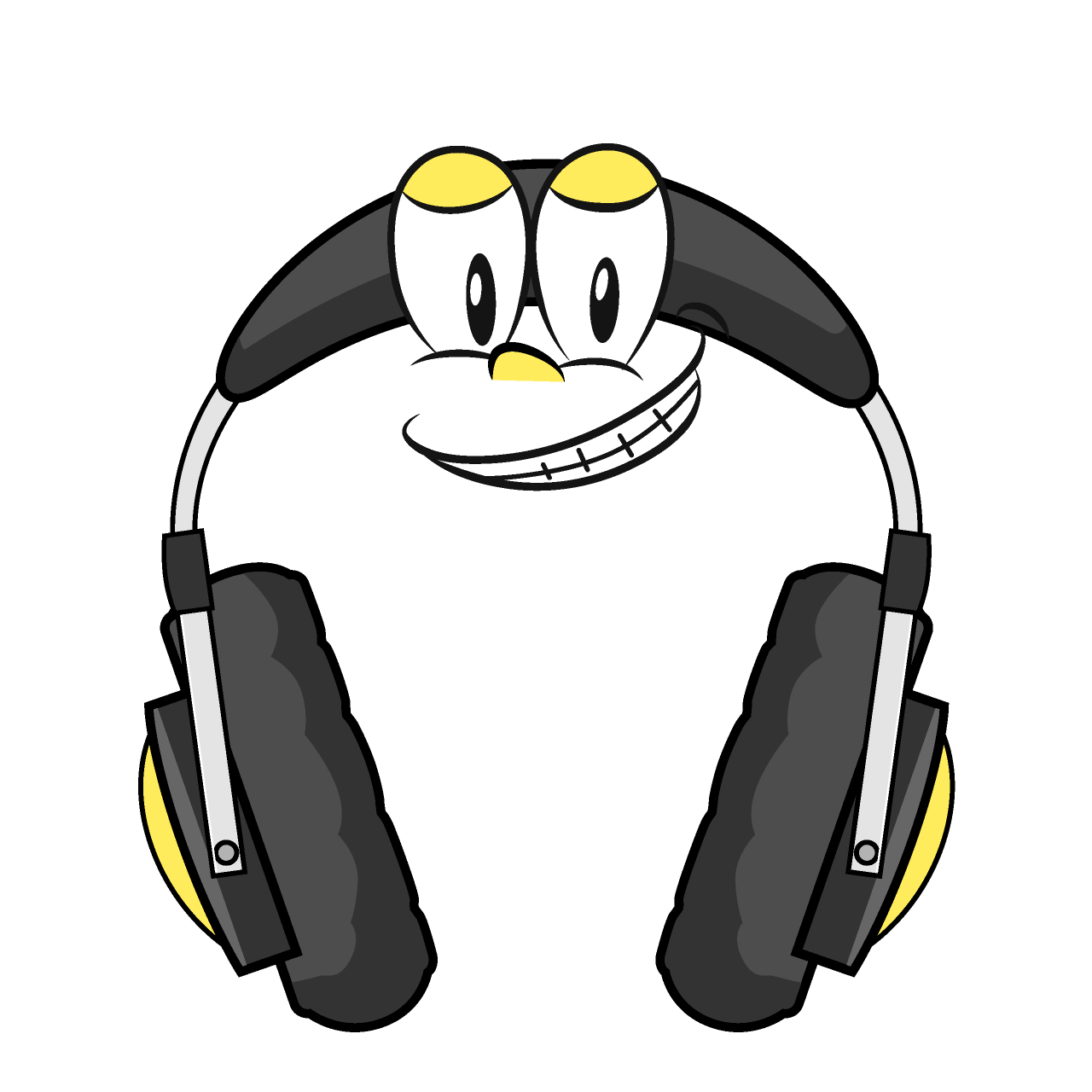 Grinning Headphone