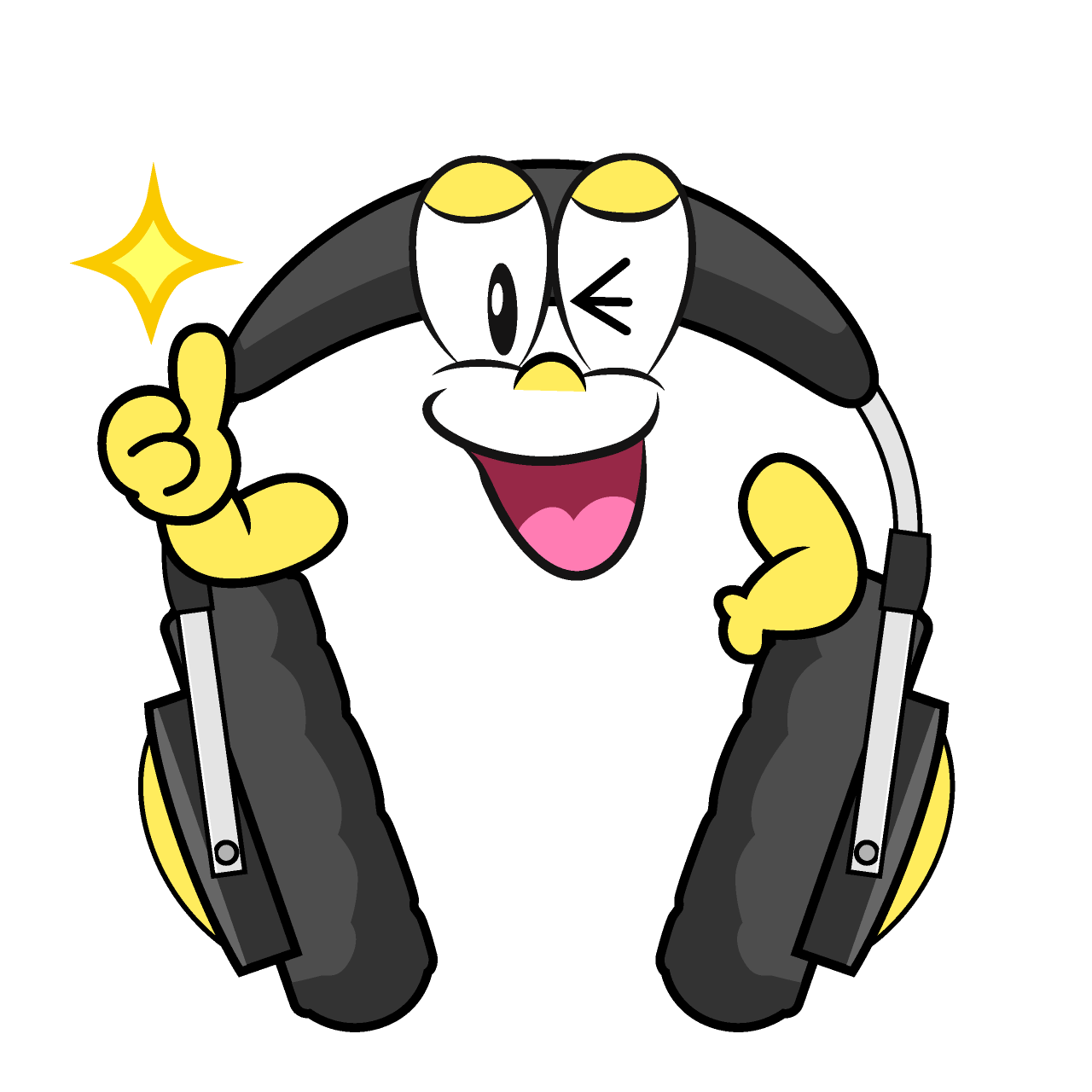 Thumbs up Headphone