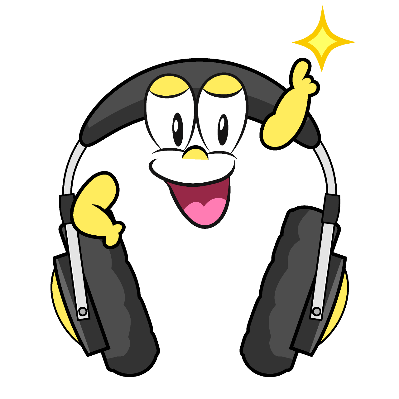 Posing Headphone