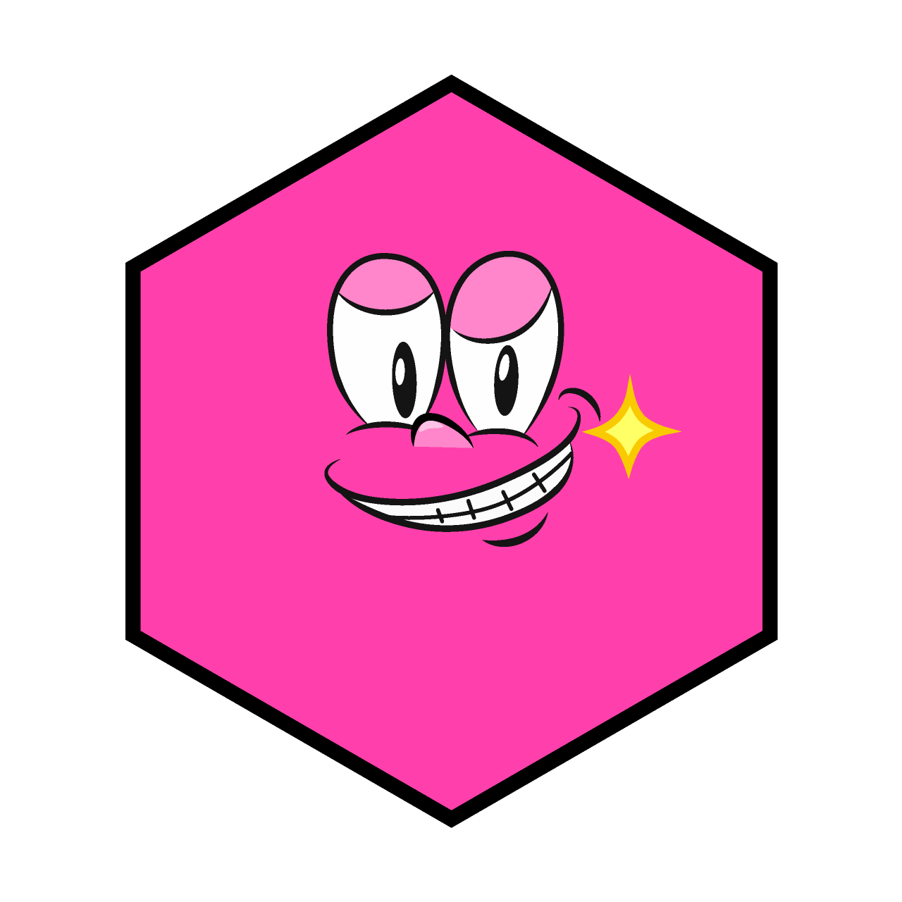 Grinning Hexagon