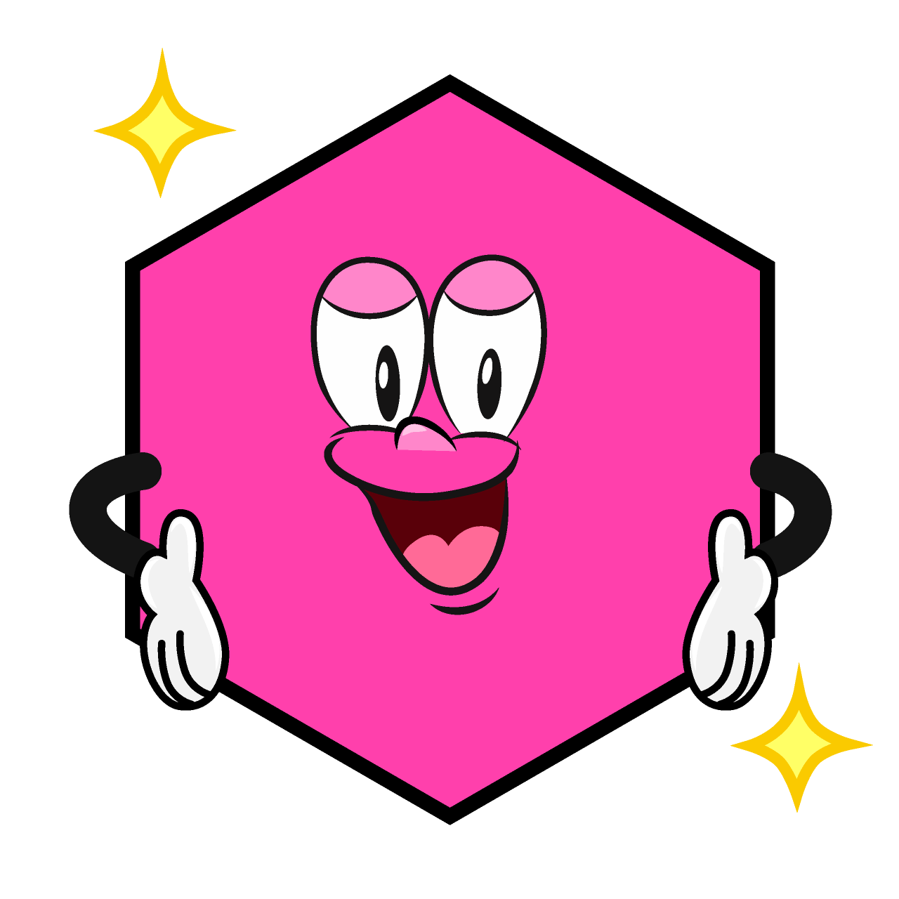 Glitter Hexagon