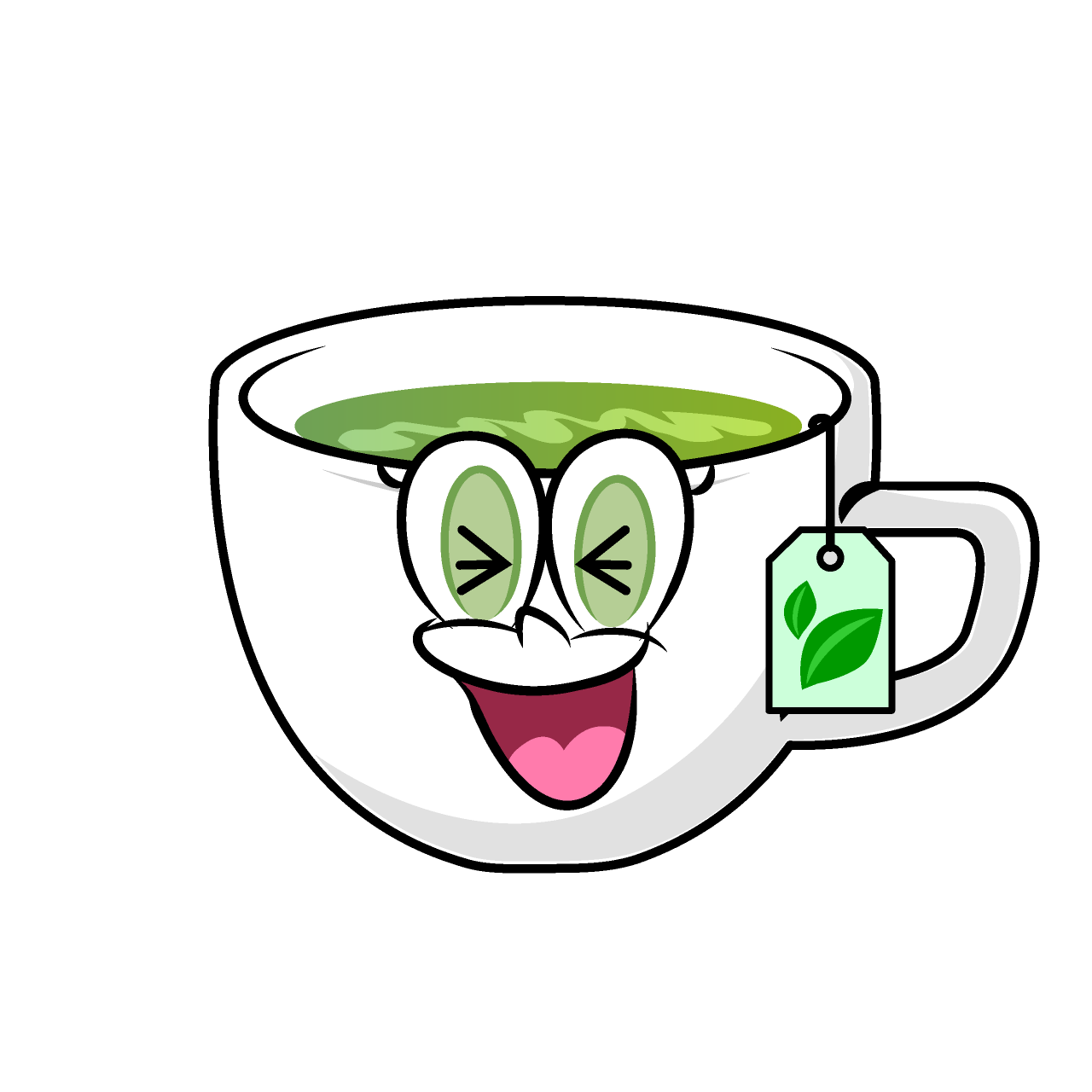Té Verde Riéndose
