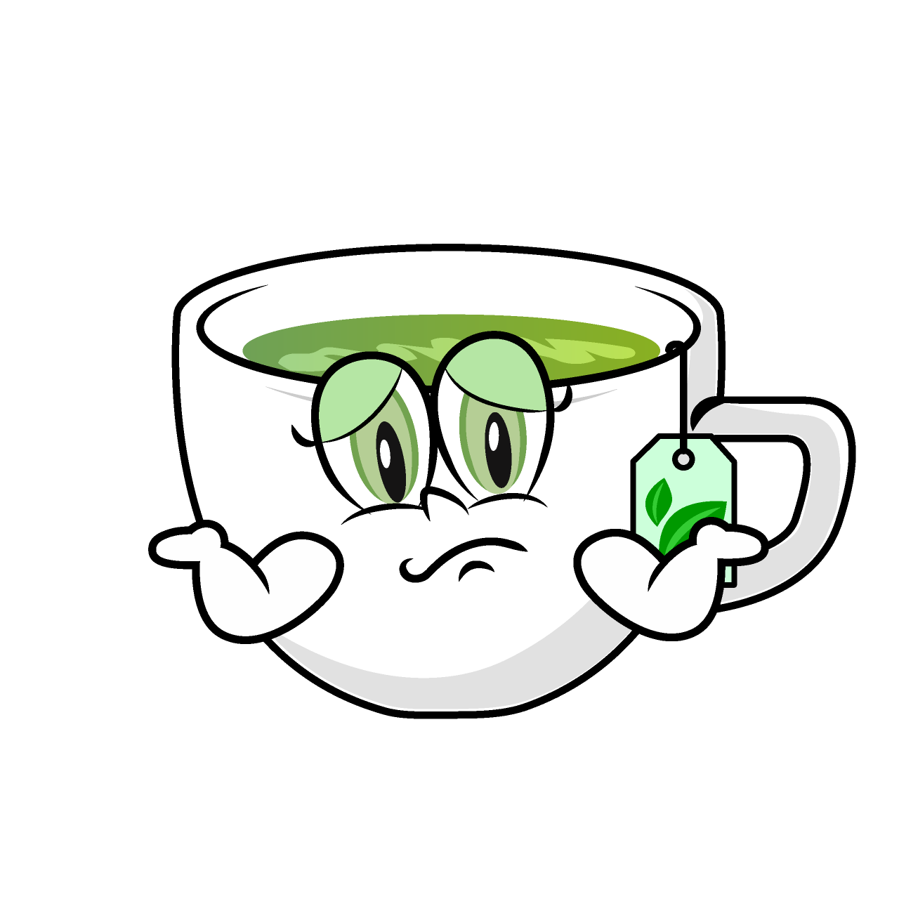 Té Verde Preocupado