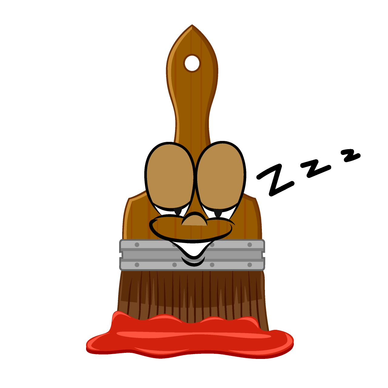 Sleeping Art Brush